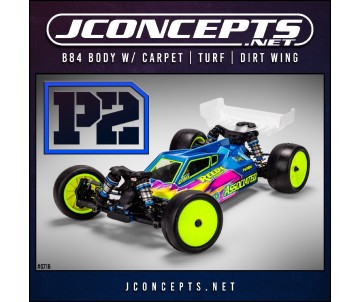 JConcepts P2 - B84 body w/ carpet | turf | dirt wing - light-weight 