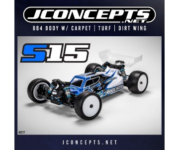 JConcepts S15 - B84 body w/ carpet | turf | dirt wing - light-weight 