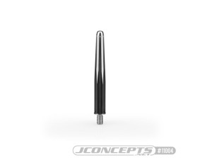 Finnisher Titanium short antenna - black, 1pc. (Fits, 1/4