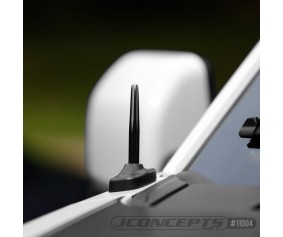 Finnisher Titanium short antenna - black, 1pc. (Fits, 1/4