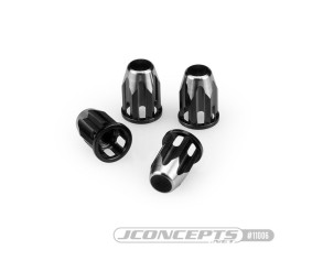 JConcepts Finnisher Titanium Value Stem Cover - 4pc Fits All Purpose 1:1 Full-Size Vehicles