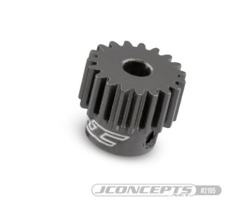 JConcepts 48 pitch, 19T, SS machined aluminum pinion gear (Fits – applications which require 48 pitch pinion gear)