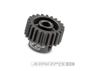 JConcepts 48 pitch, 22T, SS machined aluminum pinion gear (Fits – applications which require 48 pitch pinion gear)
