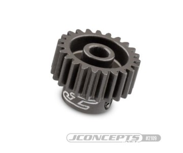 JConcepts 48 pitch, 23T, SS machined aluminum pinion gear (Fits – applications which require 48 pitch pinion gear)