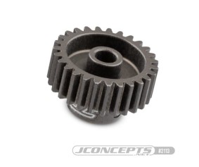 JConcepts 48 pitch, 27T, SS Machined aluminum pinion gear (Fits – applications which require 48 pitch pinion gear)