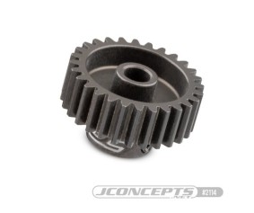 JConcepts 48 pitch, 28T, SS Machined Pinion Gear (Fits – applications which require 48 pitch pinion gear)