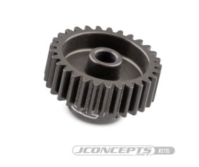 JConcepts 48 pitch, 29T, SS Machined Pinion Gear (Fits – applications which require 48 pitch pinion gear)