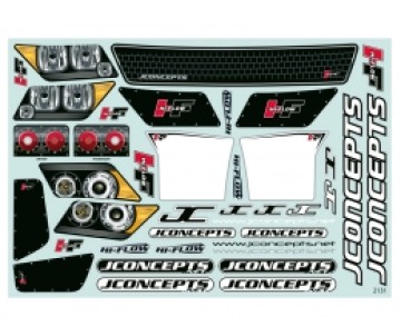 JConcepts SCT Hi-Flow decal sheet