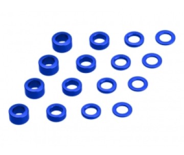 JConcepts metric washer set (.5, 1,2 and 3mm thickness) 16pc.
