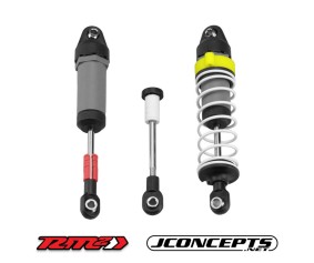 JConcepts Big Bore Shock Limiter, Up-Travel Kit, 24 pc - Black (Fits 3.0 And 3.5mm Shock Shafts)