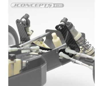 JConcepts RC10 Worlds 2.5mm Carbon Fiber front shock tower 