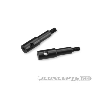 JConcepts RC10 | RC10B2 | RC10B3 aluminum, standard front axles, 2pc.
