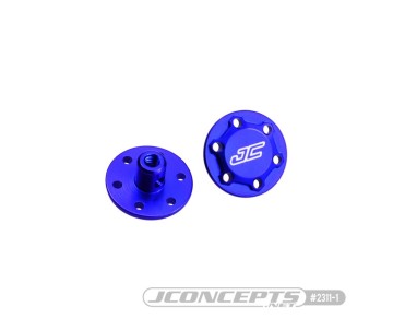 JConcepts RC10 Finnisher wing buttons - blue