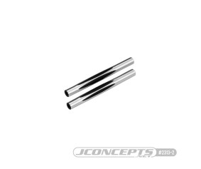 JConcepts RC10 diamond wing tubes, black - 2pc.