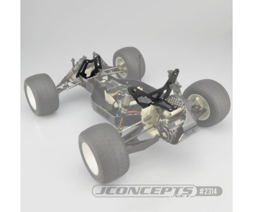 JConcepts RC10T 3.0mm Carbon Fiber front shock tower - team truck edition