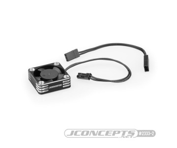 JConcepts High-Flow 30x30x10mm Aluminum Cooling Fan - Black