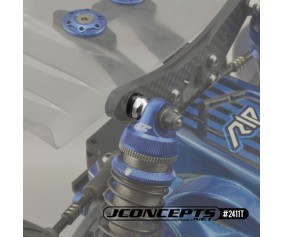 JConcepts B6.2 | B6.3 | B74.1 Fin Titanium F&R shock stand-offs w/ bushing and 2mm spacer