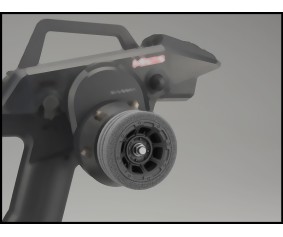 JConcepts Sanwa M12, Hazard radio wheel with Dirt-Tech foam grip