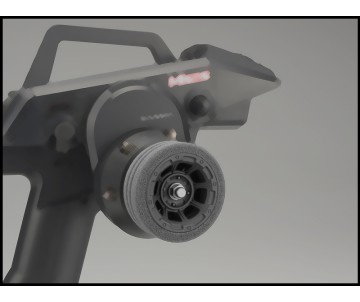 JConcepts Sanwa M12, Hazard radio wheel with Dirt-Tech foam grip