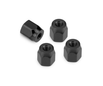 JConcepts Traxxas Slash 4x4, F&R Short Shock Mount Standoff - Black