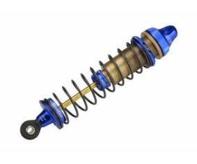 JConcepts Fin, 12mm V2 Shock Cap (Blue)(2) B5, B5M, T5M, SC5M, B6, B6D