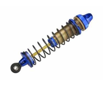 JConcepts Fin, 12mm V2 Shock Cap (Blue)(2) B5, B5M, T5M, SC5M, B6, B6D
