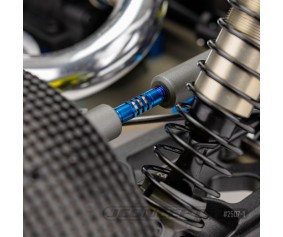 JConcepts RC8B4.1 Fin Titanium turnbuckle set - burnt blue, 5pc.