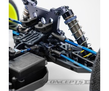 JConcepts Tekno NT48 2.0 Fin Titanium turnbuckle set, burnt blue - 7pc  (Fits – Tekno NT48 2.0 | ET48)