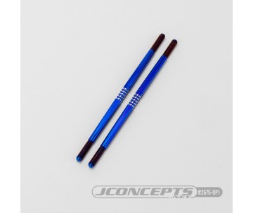 JConcepts Tekno NT48 2.0 Fin optional Titanium turnbuckle 4x106mm, burnt blue - 2pc  (Fits – Tekno NT48 2.0 | ET48)