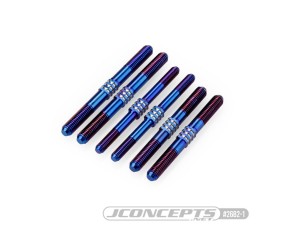 JConcepts D819/E819 Fin Titanium Turnbuckle Kit, Burnt Blue (6)