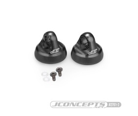 JConcepts Fin, 13mm Shock Cap Fits Team Associated 13mm Shock Body - Black