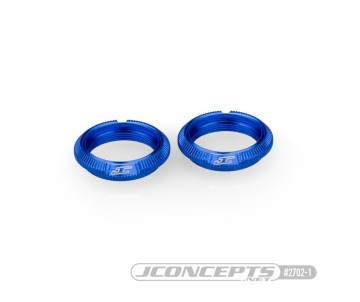 JConcepts Fin, 13mm Shock Collar Fits Team Associated 13mm Shock Body - Blue