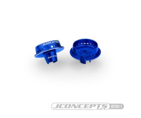 JConcepts Fin, 13mm Spring Cup, 5mm Off-Set Fits Team Associated 13mm Spring - Blue
