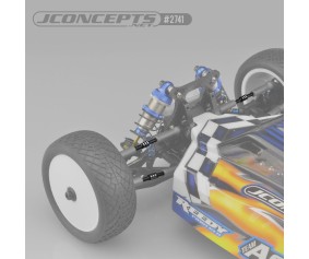 JConcepts B74.1 Fin Titanium turnbuckle set - black, 7pc. (Fits - B74 | B74.1)