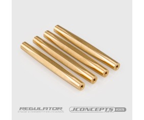 JConcepts Regulator Brass Chassis Brace Tube - 4pc Fits JConcepts Regulator Chassis Conversion
