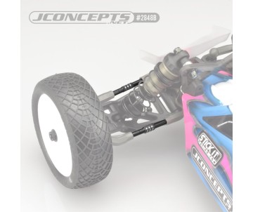 JConcepts TLR 22 5.0 3.5mm Fin Turnbuckle Kit - Burnt Blue (6)