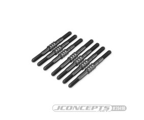 JConcepts TLR, 22X-4 3.5mm Fin turnbuckle kit, 7pc - black