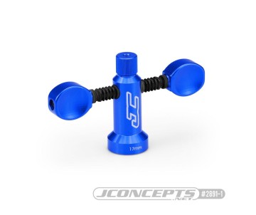 JConcepts 17mm Finnisher magnetic T-handle wrench (blue)