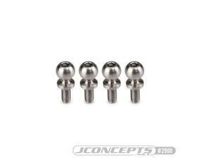 JConcepts Titanium Clod Buster | Regulator lower cradle - 6 x 6mm ball-stud, 4pc