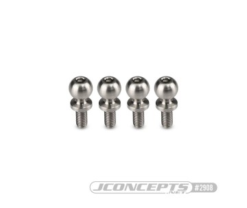 JConcepts Titanium Clod Buster | Regulator lower cradle - 6 x 6mm ball-stud, 4pc