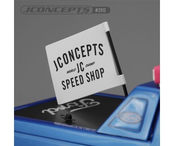 JConcepts - Light Bucket And Flag Mount Set with Flags, Boots, And Bump Stops