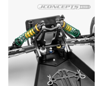 JConcepts RC10T Front Nose Piece - Black - Fits Team Associated RC10T T2 & RC10GT