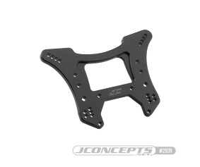 JConcepts Kraton 6S BLX - Aluminum Rear Shock Tower, Black  (Fits Arrma Kraton 6s BLX)
