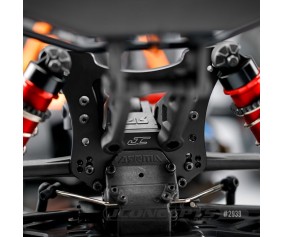 JConcepts Kraton 6S BLX - Aluminum Rear Shock Tower, Black  (Fits Arrma Kraton 6s BLX)