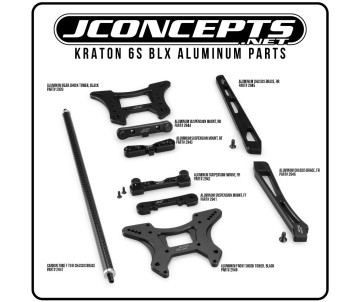 JConcepts Kraton 6S BLX - Aluminum Chassis Brace, RR (Fits Arrma Kraton 6s BLX)