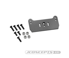 JConcepts F2 Truggy Body Mount Adaptor, Carbon Fiber (Fits - Team Associated RC8T3)
