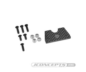 JConcepts F2 Truggy Body Mount Adaptor Carbon Fiber - Tekno NT48 2.0 