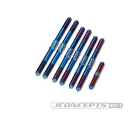 JConcepts - Schumacher Cat L1R Fin turnbuckle kit - burnt blue 