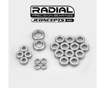 JConcepts Radial NMB Bearing Set - Fits HB D819RS/D8T Evo 3