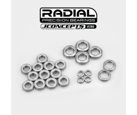 JConcepts Radial NMB Bearing Set - Fits HB E819RS